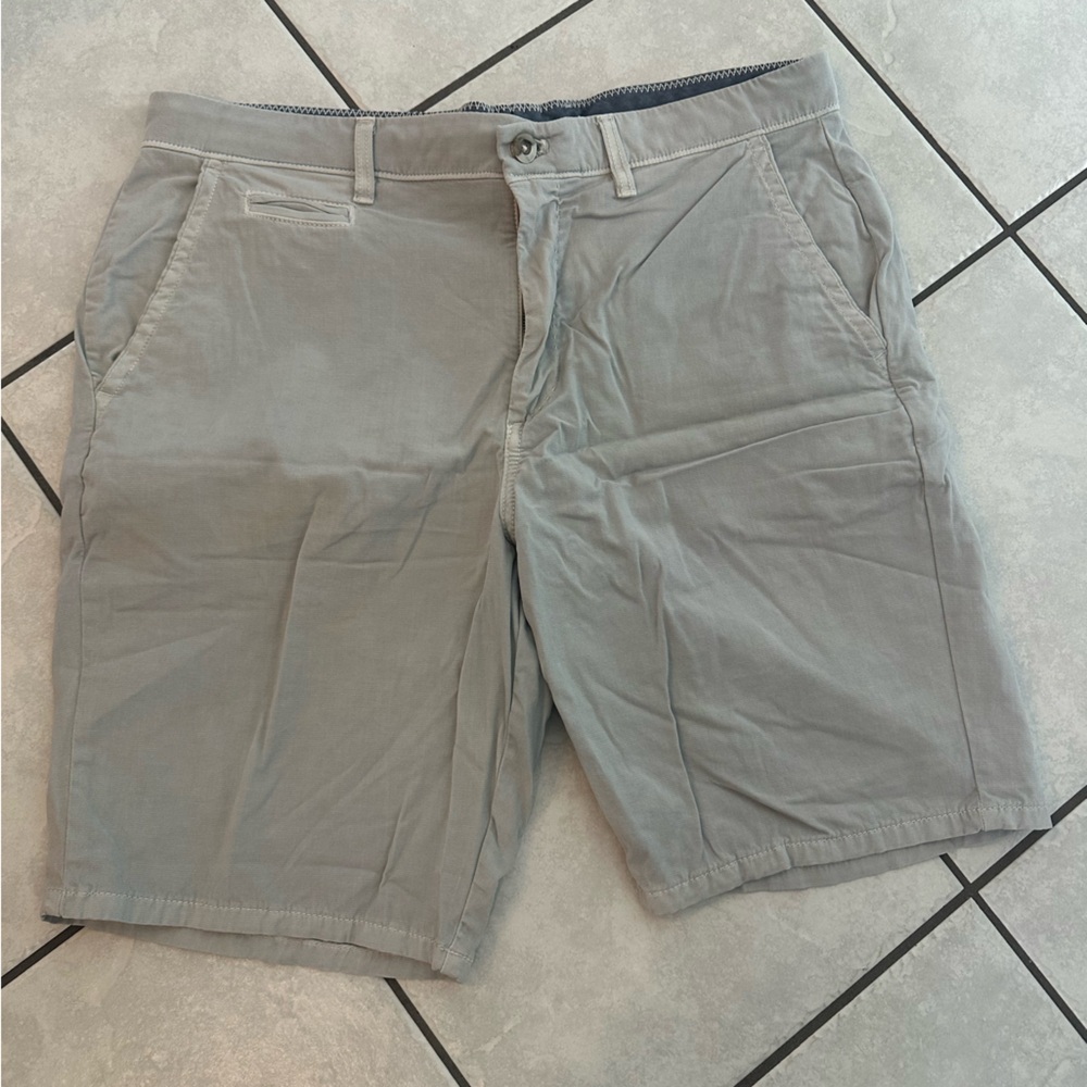 johnnie-O Navy Flat Front Shorts
